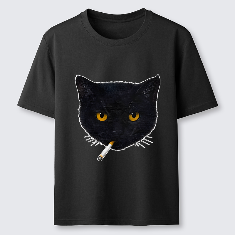 Tokyo-Tiger Smoking Cat Classic T-Shirt