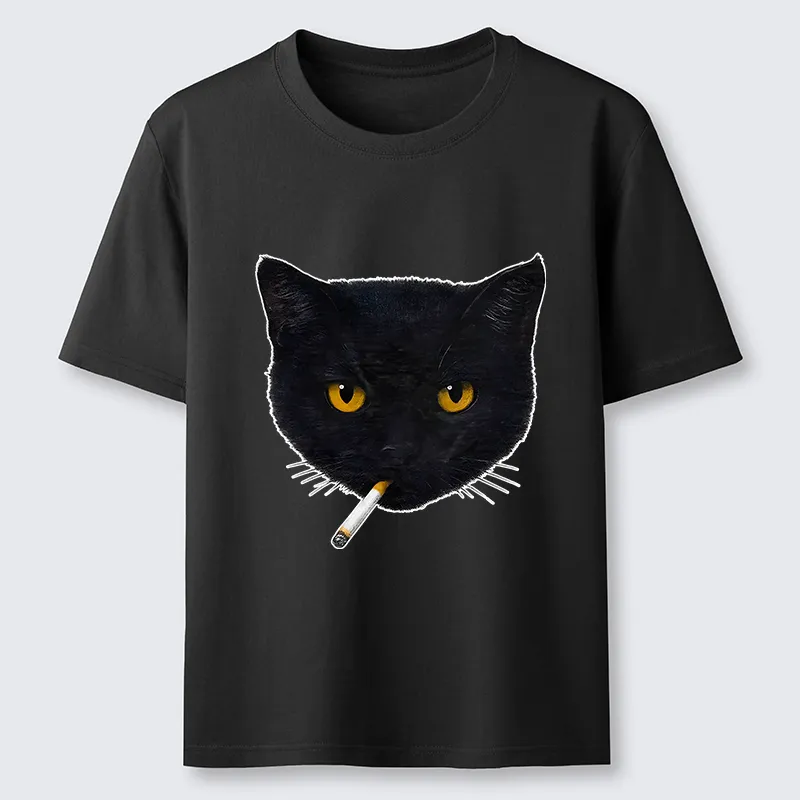 Tokyo-Tiger Smoking Cat Classic T-Shirt