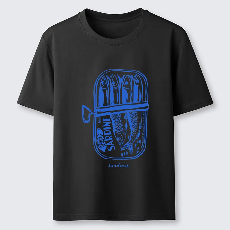 Tokyo-Tiger Woodcut Sardines Classic T-Shirt