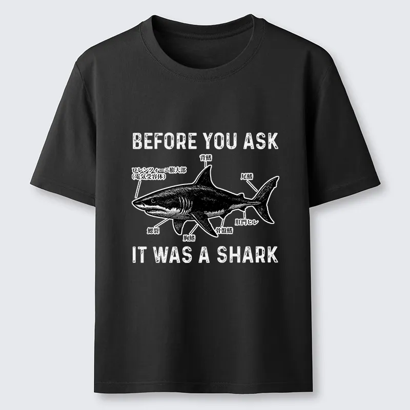 Tokyo-Tiger Before You Ask It Was A Shark Classic T-Shirt