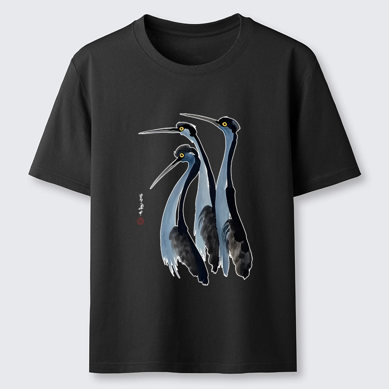 Tokyo-Tiger Blue Crane Classic T-Shirt