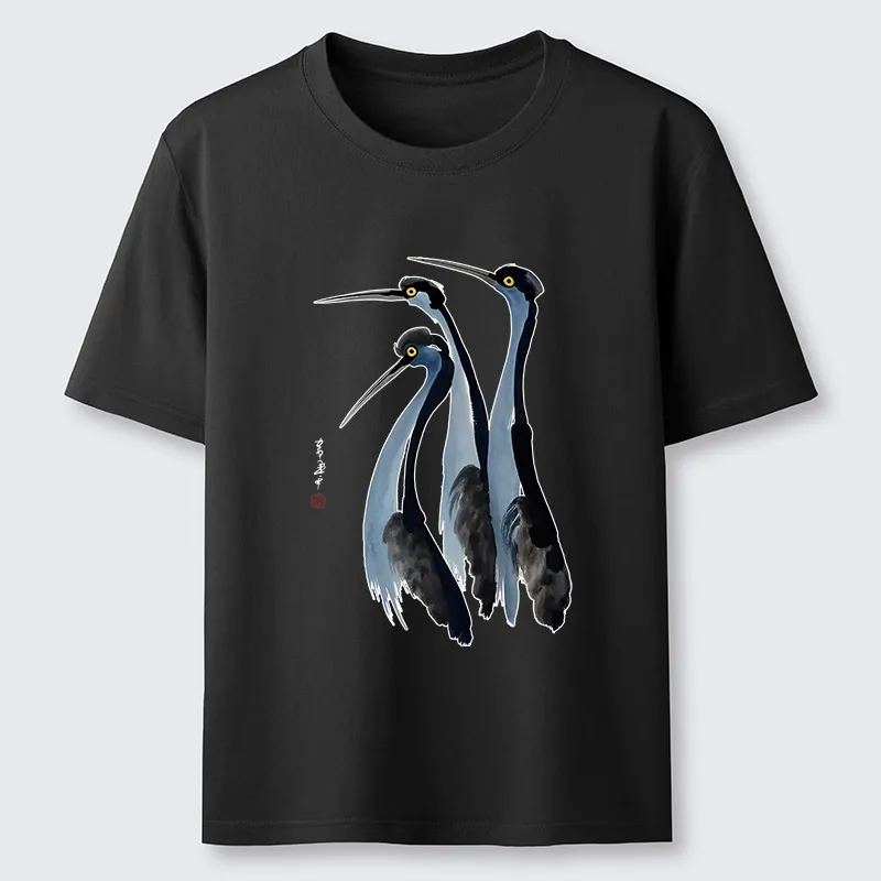 Tokyo-Tiger Blue Crane Classic T-Shirt