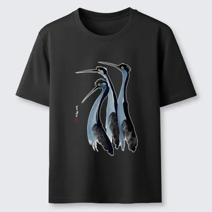 Tokyo-Tiger Blue Crane Classic T-Shirt