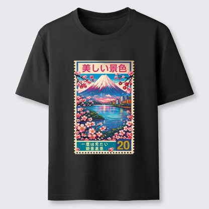 Tokyo-Tiger Springtime Scenery Classic T-Shirt