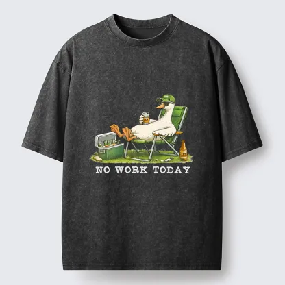 Tokyo-Tiger Resting Duck Washed T-Shirt