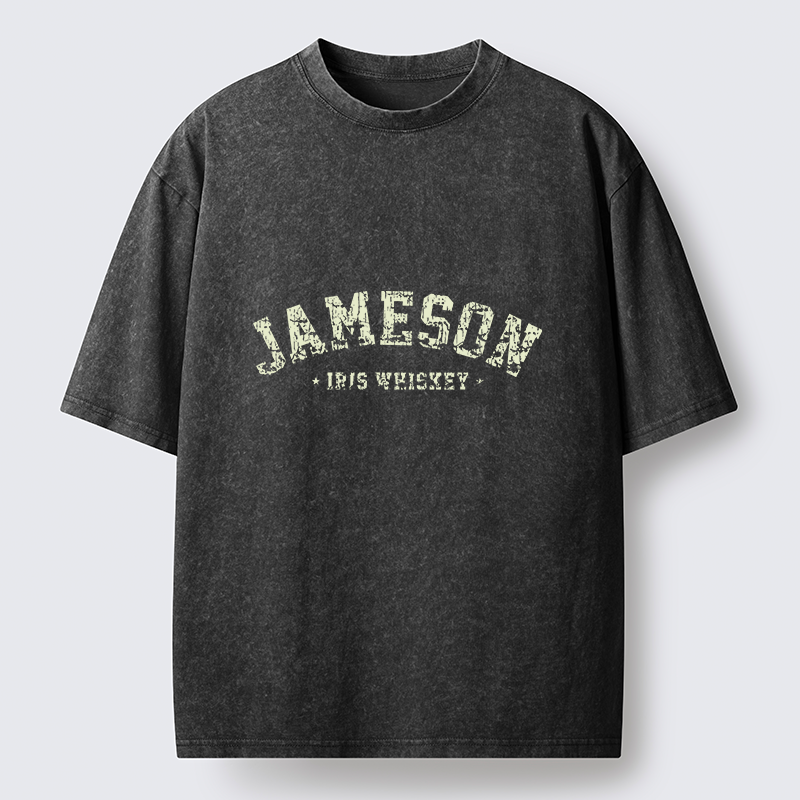 Tokyo-Tiger Irish Whiskey Washed T-Shirt