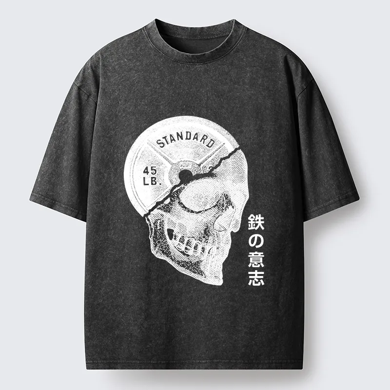 Tokyo-Tiger Iron Will Washed T-Shirt