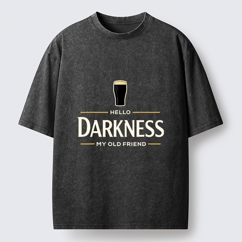 Tokyo-Tiger St. Patrick’s Day Hello Darkness My Old Friend Washed T-Shirt