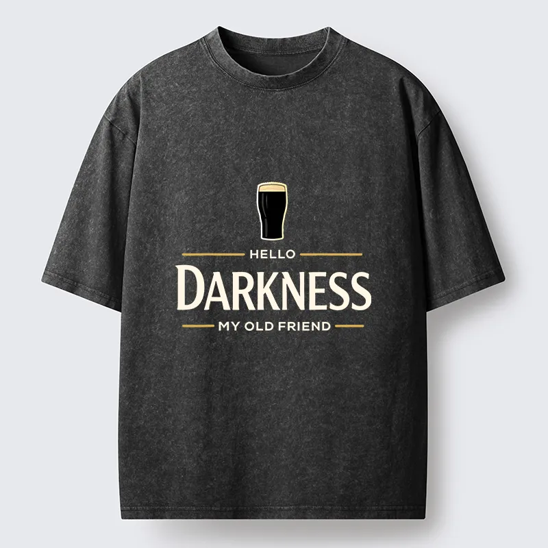 Tokyo-Tiger St. Patrick’s Day Hello Darkness My Old Friend Washed T-Shirt Sale