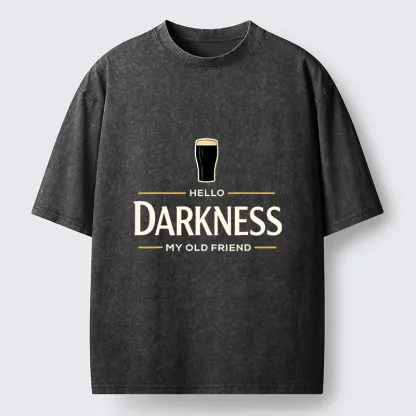 Tokyo-Tiger St. Patrick’s Day Hello Darkness My Old Friend Washed T-Shirt