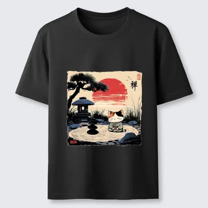 Tokyo-Tiger Zen-like Scenery Classic T-Shirt