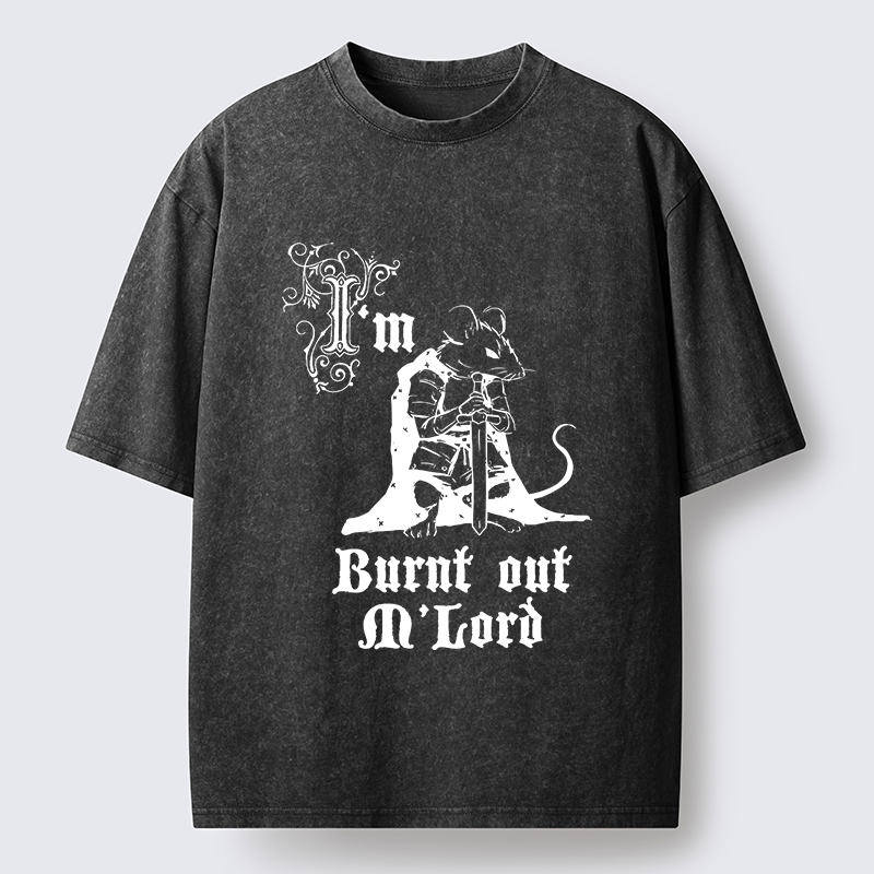 Tokyo-Tiger Tired Mouse Washed T-Shirt