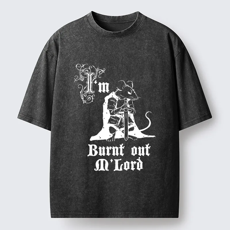 Tokyo-Tiger Tired Mouse Washed T-Shirt