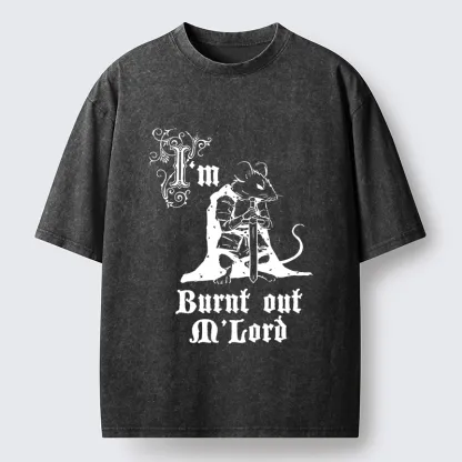 Tokyo-Tiger Tired Mouse Washed T-Shirt