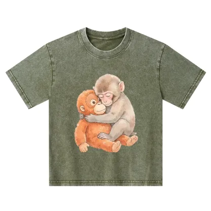 Tokyo-Tiger Poor Punch Kids Washed T-Shirt