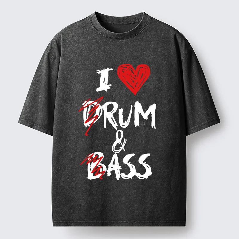 Tokyo-Tiger My Favorite Drum And Bass Washed T-Shirt