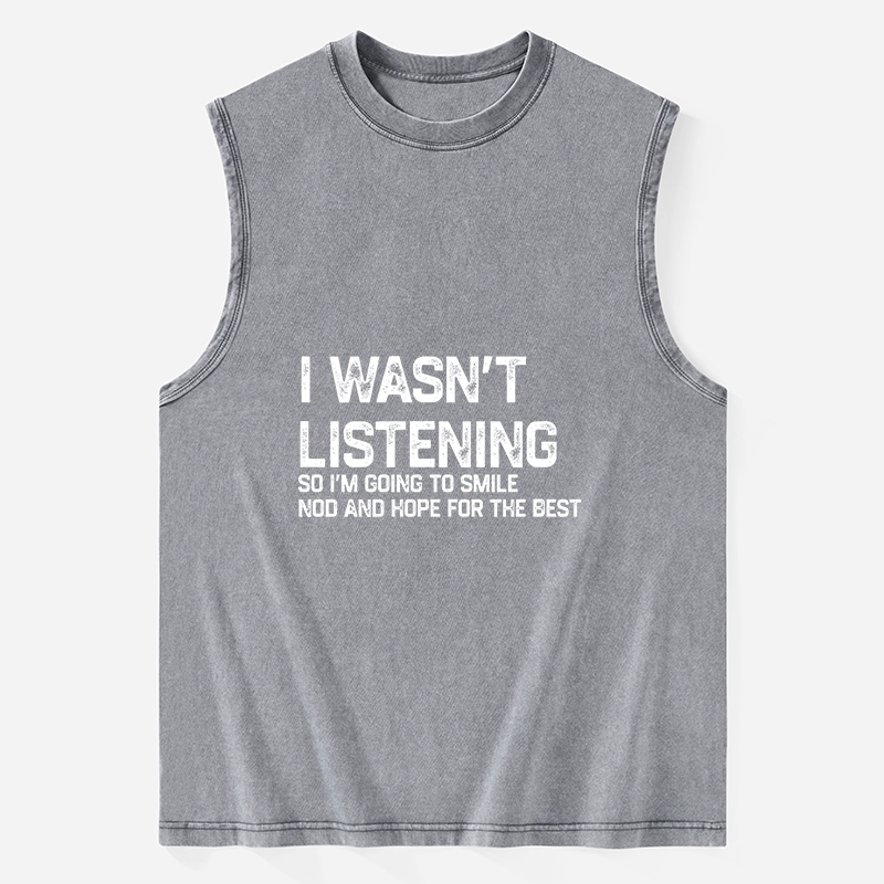 Tokyo-Tiger Indifferent To Everything Washed Tank