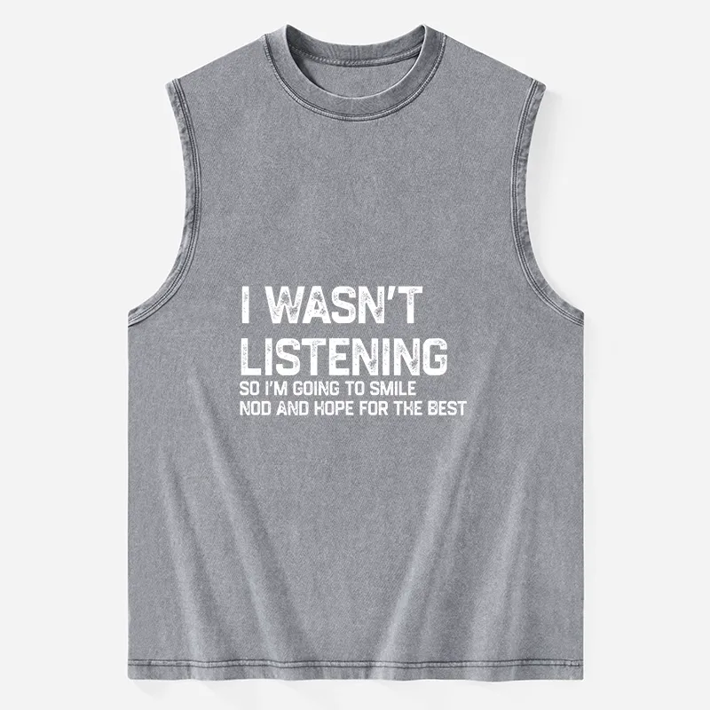 Tokyo-Tiger Indifferent To Everything Washed Tank