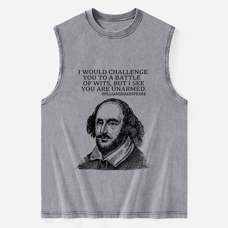 Tokyo-Tiger Your Intelligence Is Inferior To Mine Washed Tank