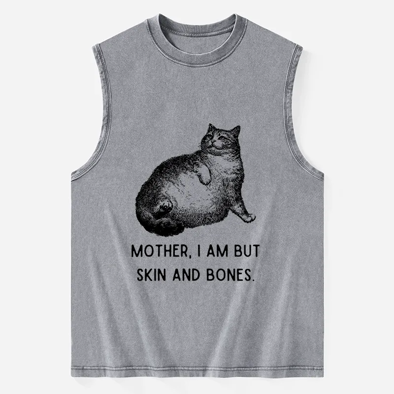 Tokyo-Tiger Skin & Bones Cat Washed Tank