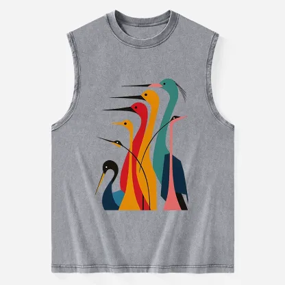 Tokyo-Tiger Various Types Of Cranes Washed Tank