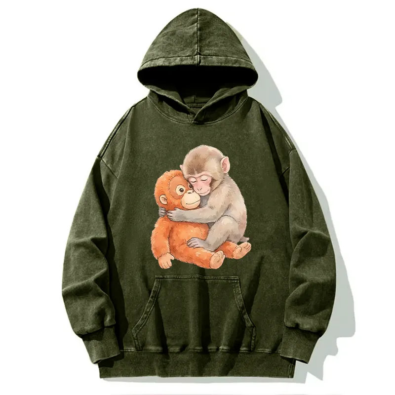 Tokyo-Tiger Poor Punch Washed Hoodie