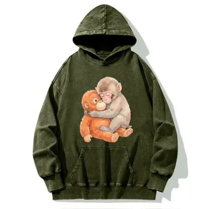 Tokyo-Tiger Poor Punch Washed Hoodie