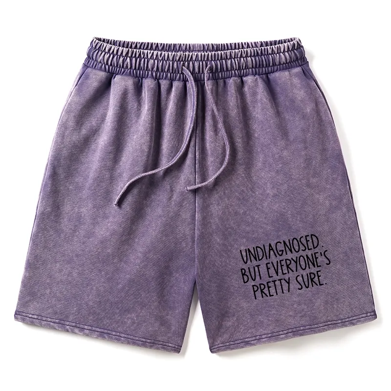 Tokyo-Tiger Self-diagnosed Illness Funny Washed Shorts