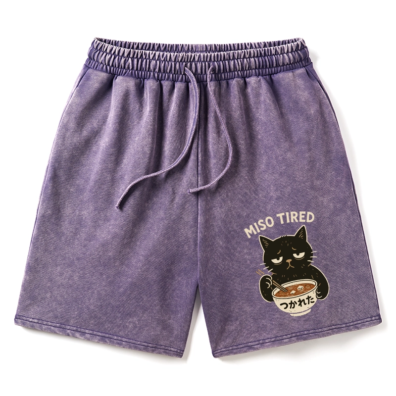 Tokyo-Tiger I’m So Tired Washed Shorts