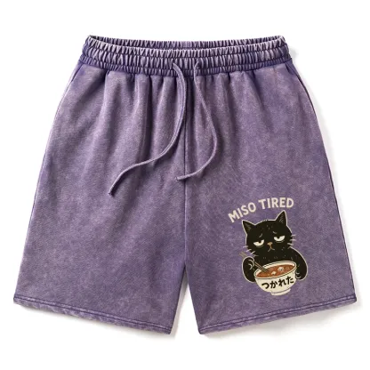 Tokyo-Tiger I’m So Tired Washed Shorts