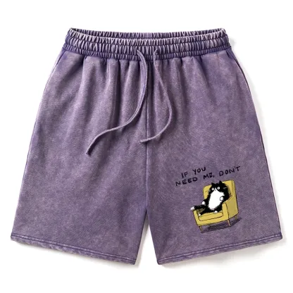 Tokyo-Tiger Unavailable Cat Washed Shorts