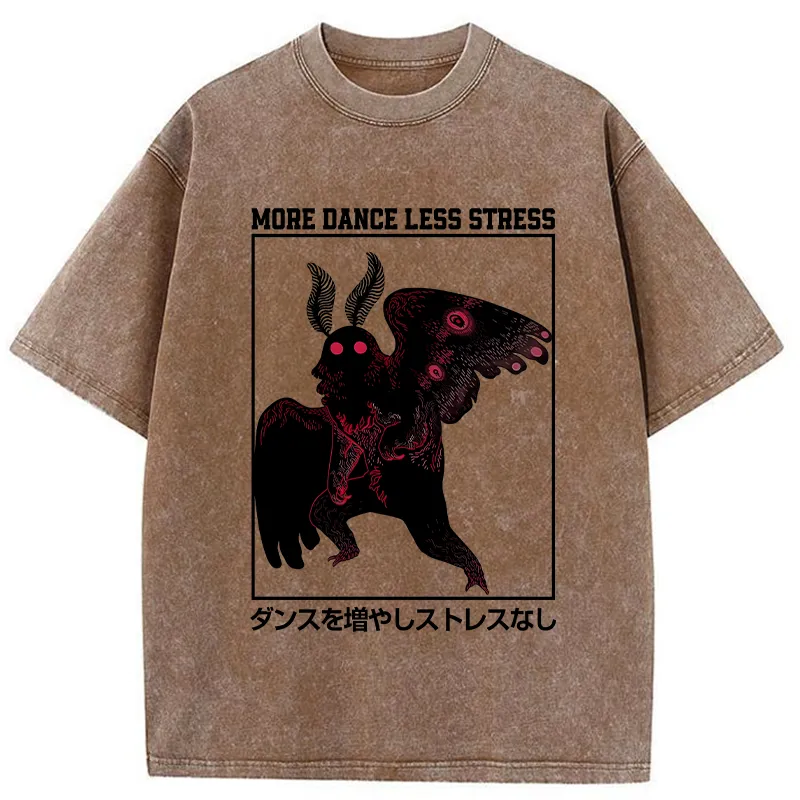 Tokyo-Tiger More Dance Less Stress Washed T-Shirt