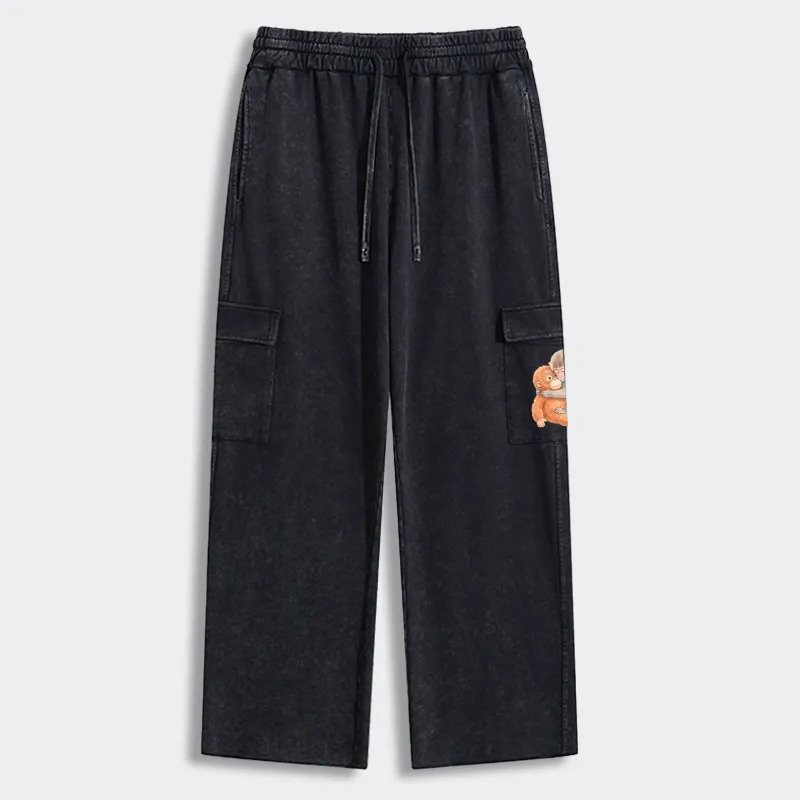 Tokyo-Tiger Poor Punch Washed Utility Sweatpants Sale