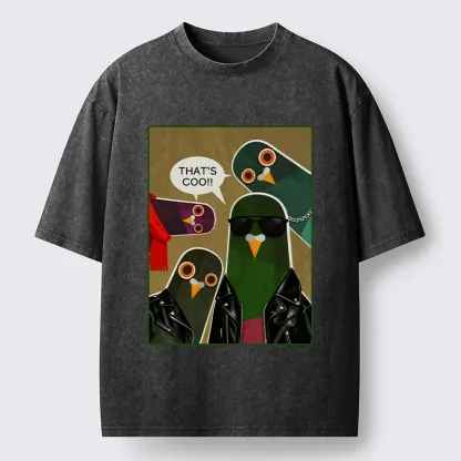 Tokyo-Tiger Cool Pigeon Washed T-Shirt