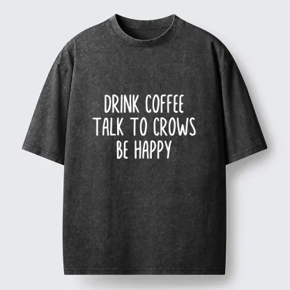 Tokyo-Tiger Happy Life Washed T-Shirt