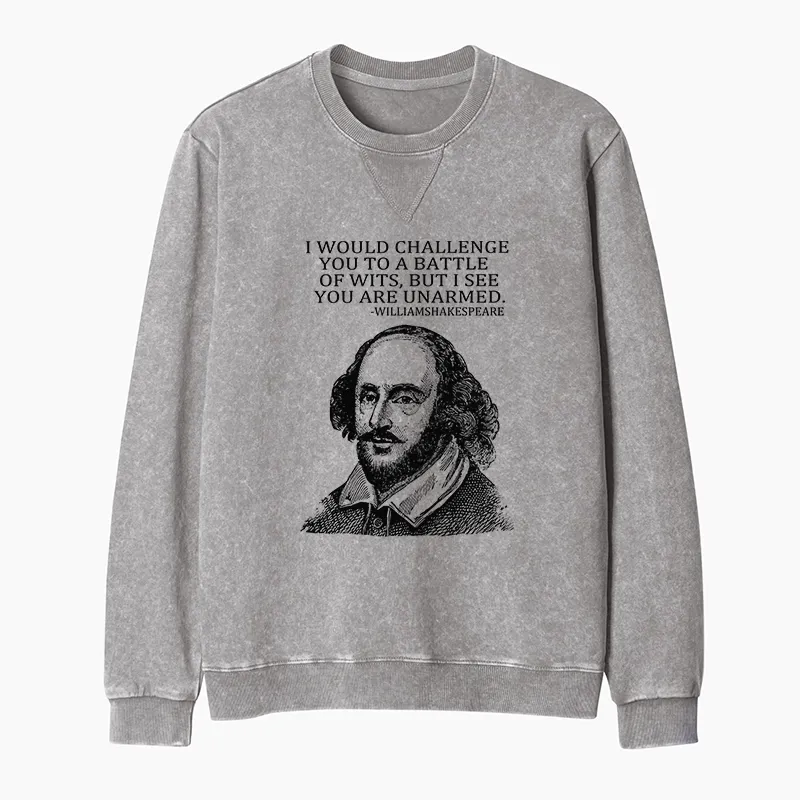 Tokyo-Tiger Your Intelligence Is Inferior To Mine Washed Terry Sweatshirt