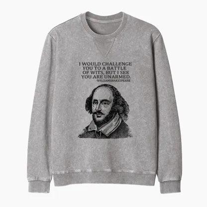 Tokyo-Tiger Your Intelligence Is Inferior To Mine Washed Terry Sweatshirt