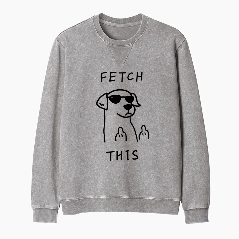 Tokyo-Tiger Rebellious Dog Washed Terry Sweatshirt