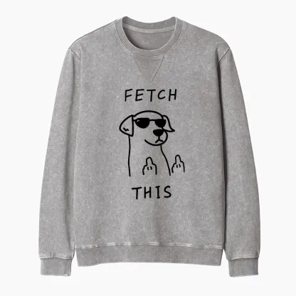 Tokyo-Tiger Rebellious Dog Washed Terry Sweatshirt