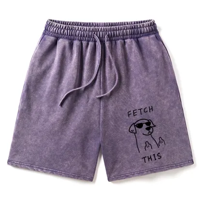 Tokyo-Tiger Rebellious Dog Washed Shorts