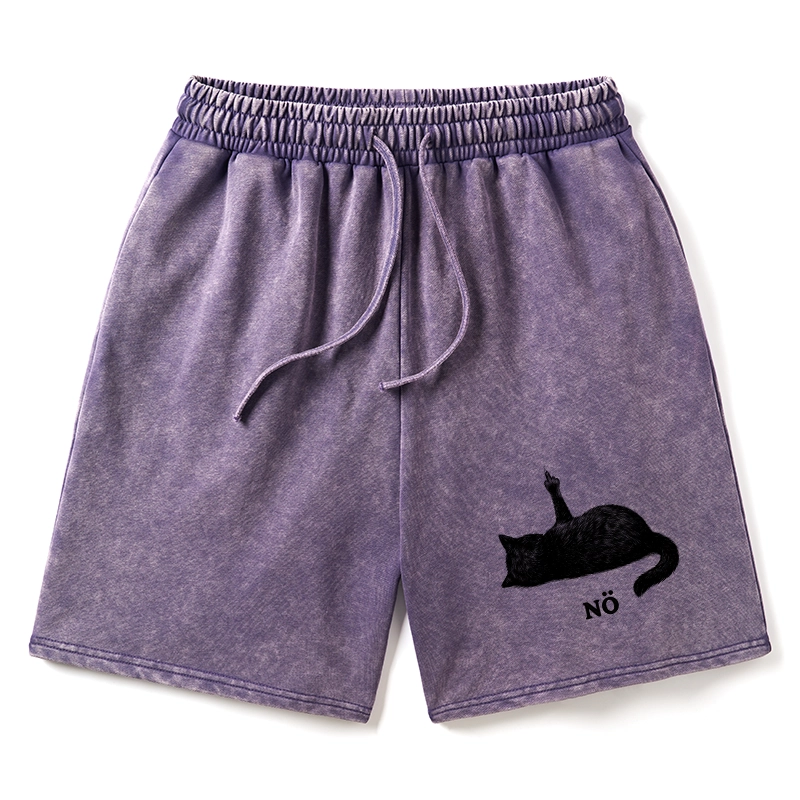 Tokyo-Tiger Cat Refused Washed Shorts