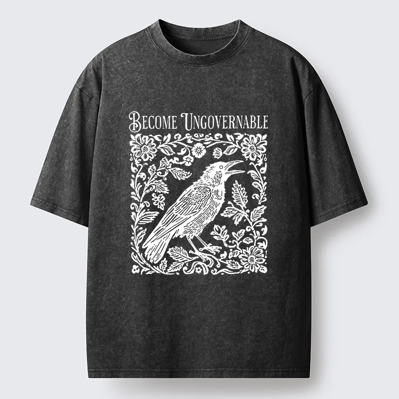 Tokyo-Tiger Wild Crow Washed T-Shirt