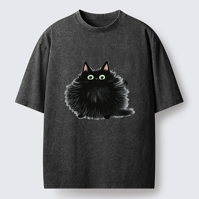 Tokyo-Tiger Cat's Approval Washed T-Shirt