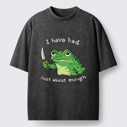 Tokyo-Tiger Impatient Frog Washed T-Shirt
