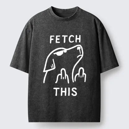 Tokyo-Tiger Dog's Contempt Washed T-Shirt