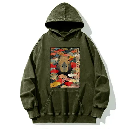 Tokyo-Tiger Am I Too Lovable? Washed Hoodie