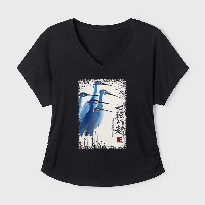 Tokyo-Tiger Wings That Never Yield Modal Dolman Sleeve T-Shirt