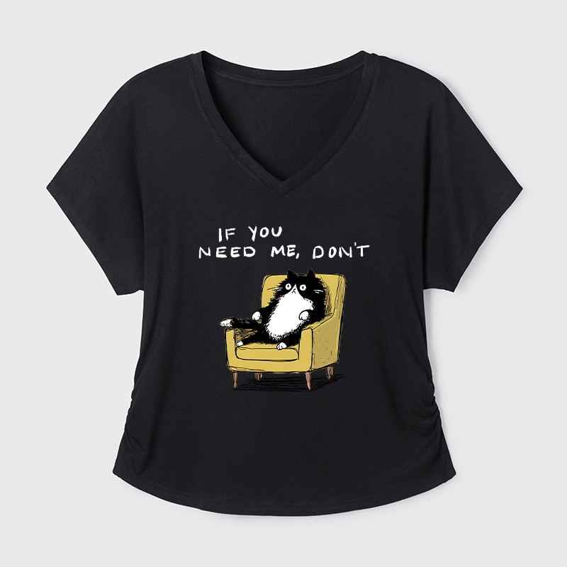 Tokyo-Tiger Unavailable Cat Modal Dolman Sleeve T-Shirt