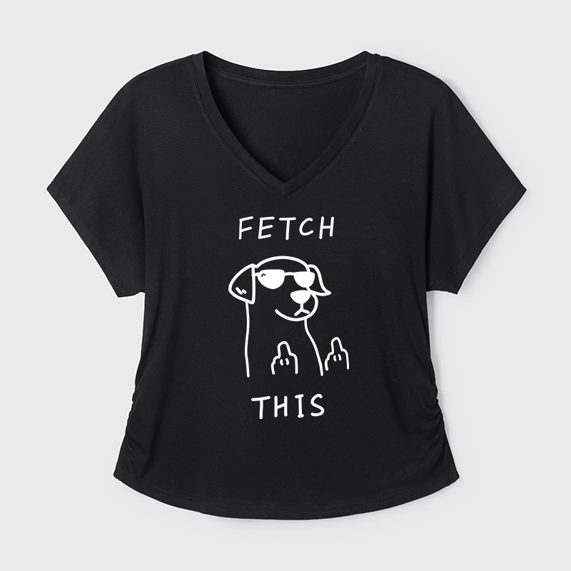 Tokyo-Tiger Rebellious Dog Modal Dolman Sleeve T-Shirt