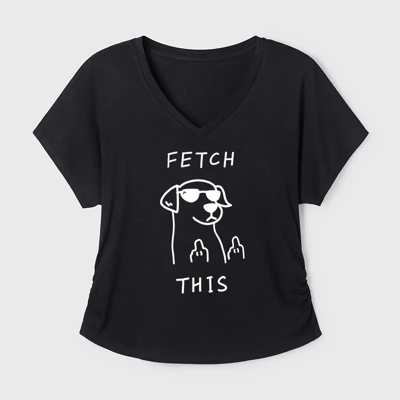 Tokyo-Tiger Rebellious Dog Modal Dolman Sleeve T-Shirt